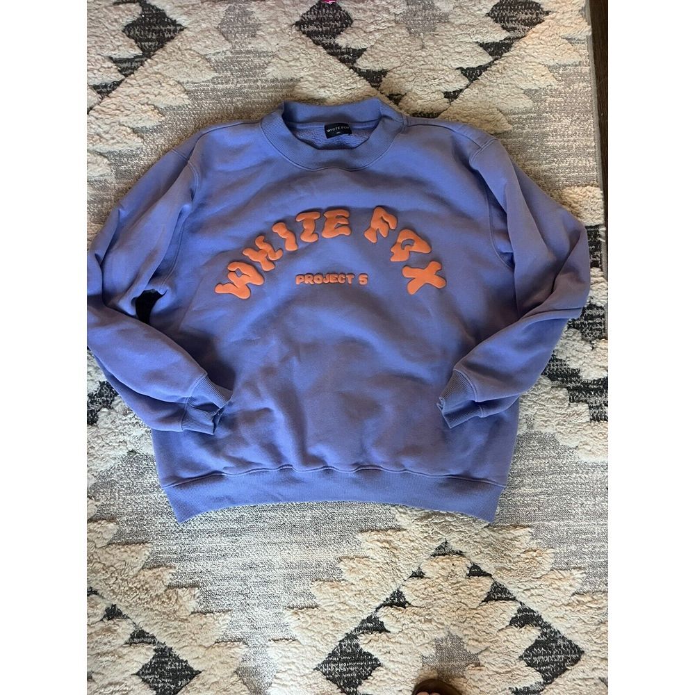 White Fox Boutique Purple Sweatshirt